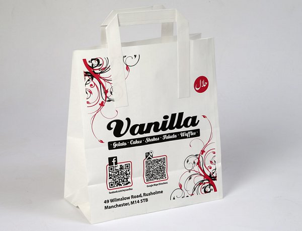 Flat Tape Handle Paper Bags